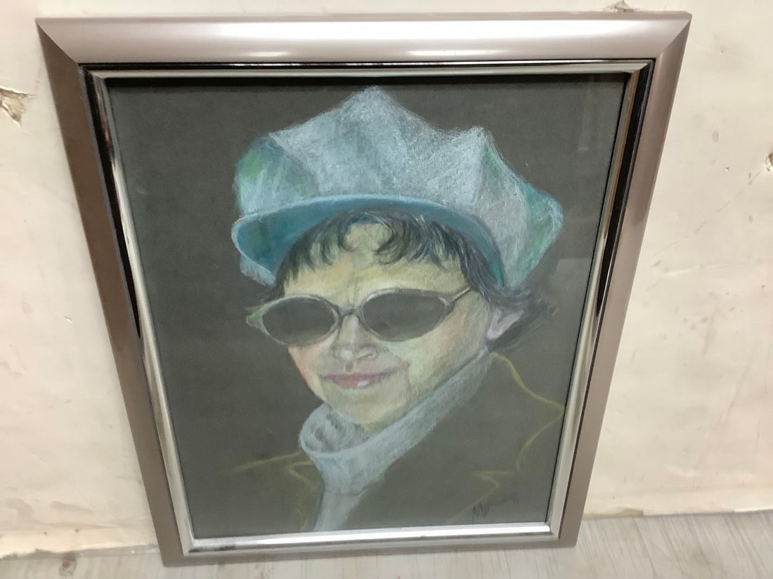 Framed Portrait Artwork Signed Mac (13inx16in) (1 of 1)