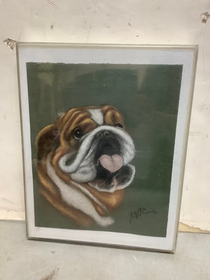 Framed Animal Artwork Signed Mac (11.25inx14.25in) (1 of 1)