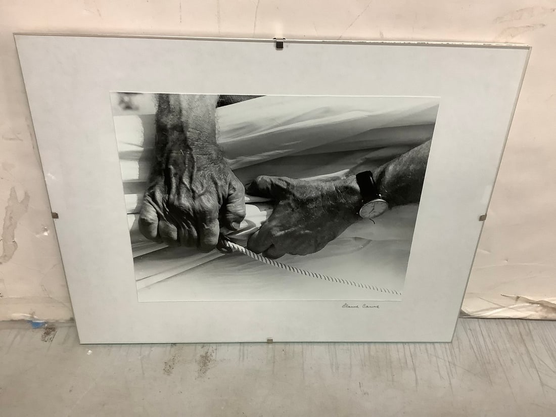 Framed and Signed Black and White Photograph (11inx14in): Framed and Signed Black and White Photograph (11inx14in)