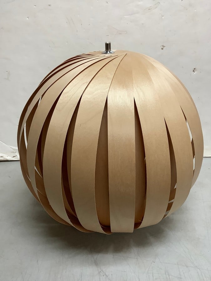 Tom Rossau Pendant Light - Birch Veneer Natural *no wire*: Tom Rossau Pendant Light - Birch Veneer Natural *no wire*