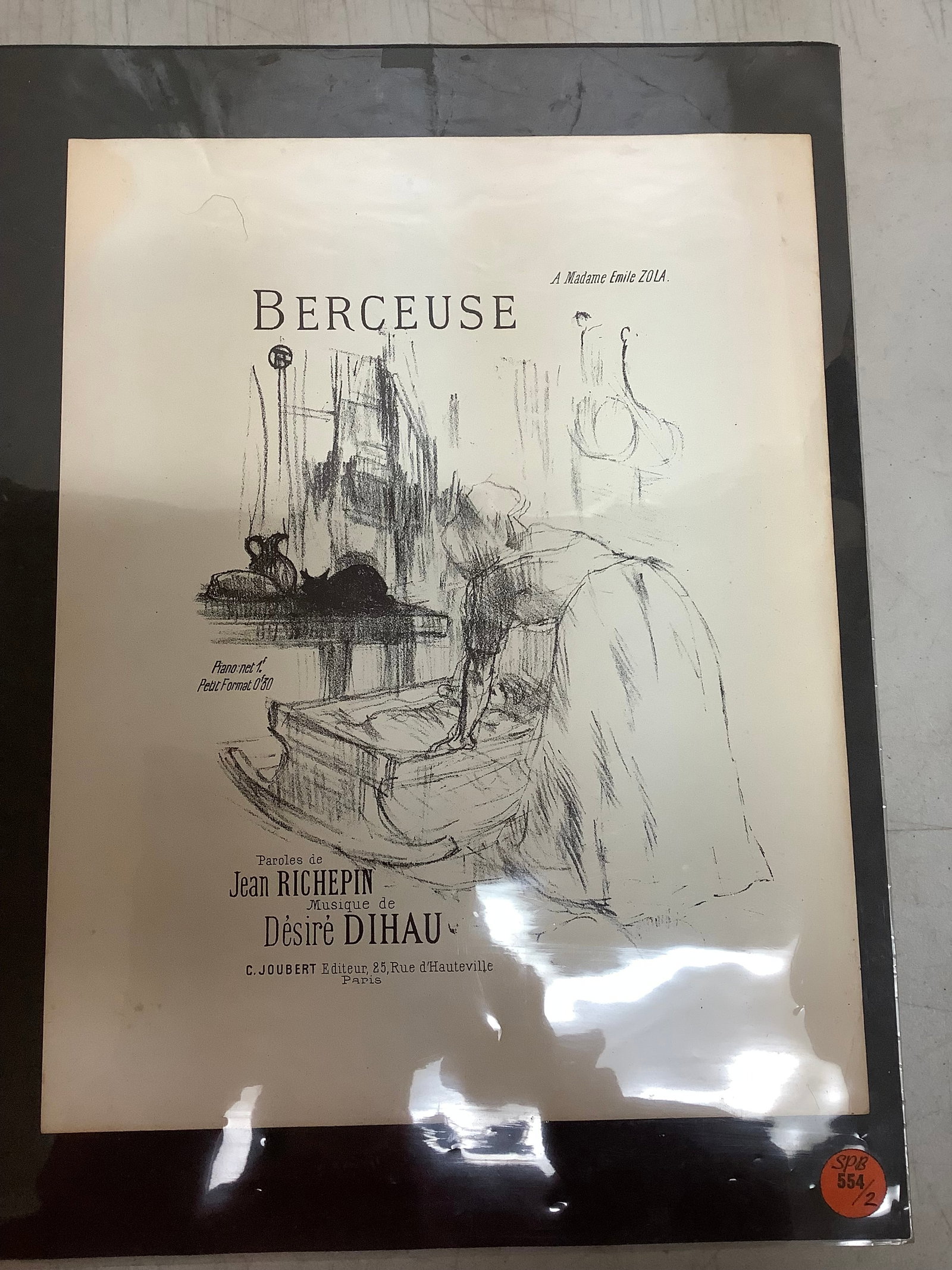 Berceuse sketch art print(11in.x14in.): Berceuse sketch art print(11in.x14in.)