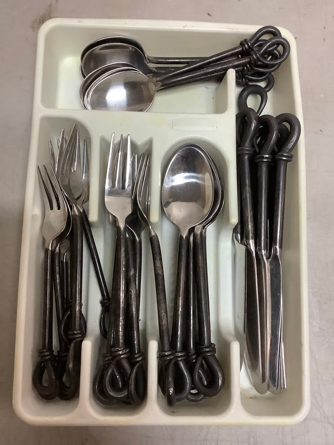 Various Hand Forged Loop Utencils and more: Various Hand Forged Loop Utencils and more