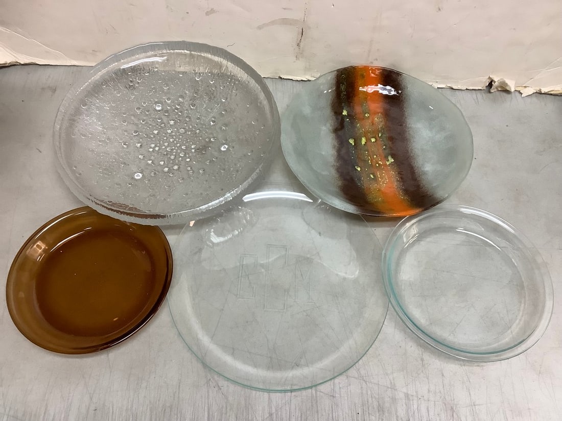 Various Glass Dishes (Pyrex, Fireking, etc) Largest - 14.75in Across (1 of 1)