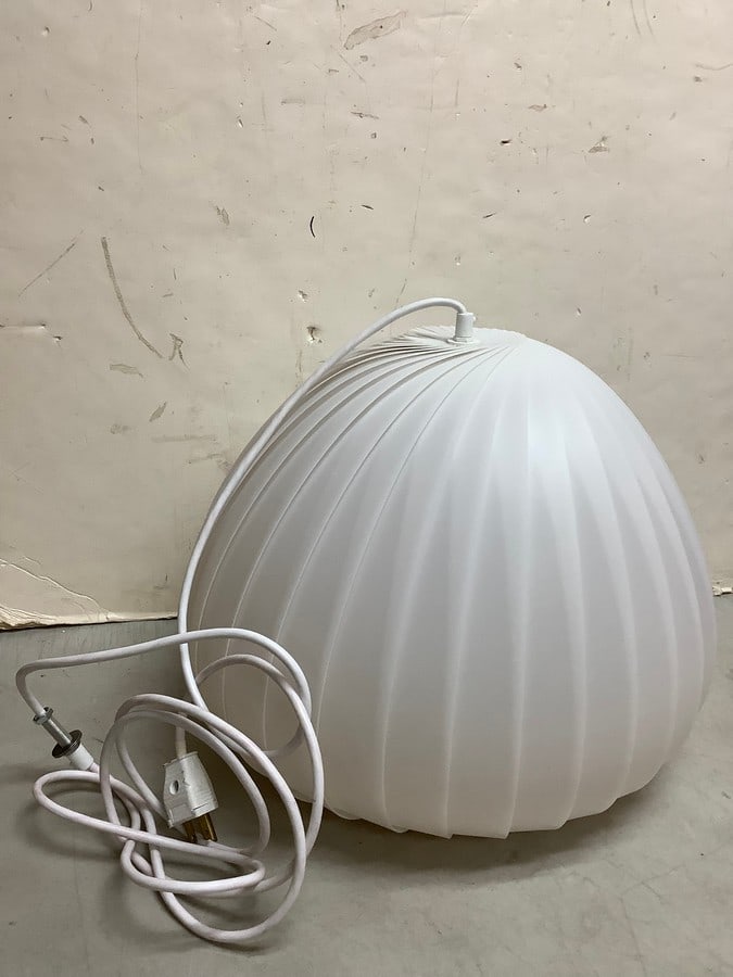 Tom Rossau plastic/white pendant light fixture(46x34cm-brand new) (1 of 1)