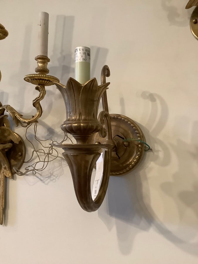 Antique brass sconce(13in.long) (1 of 1)