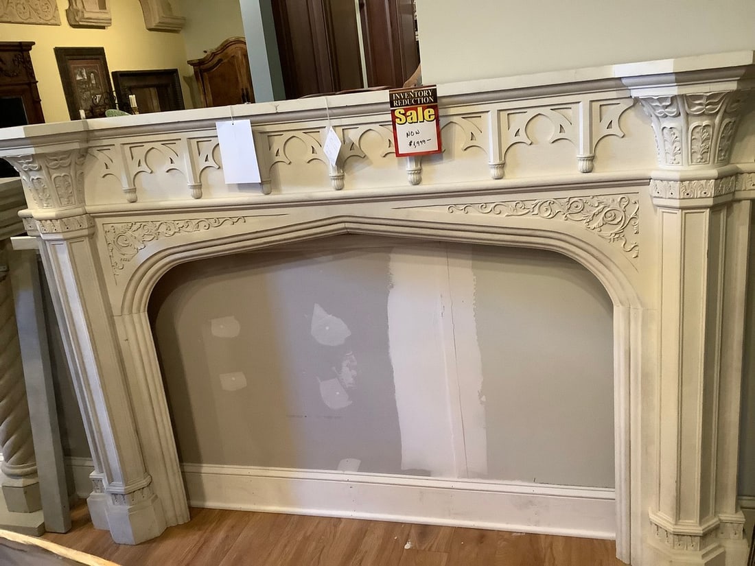 Handmade gothic white floral mantle(90in.x59in.): Handmade gothic white floral mantle(90in.x59in.)