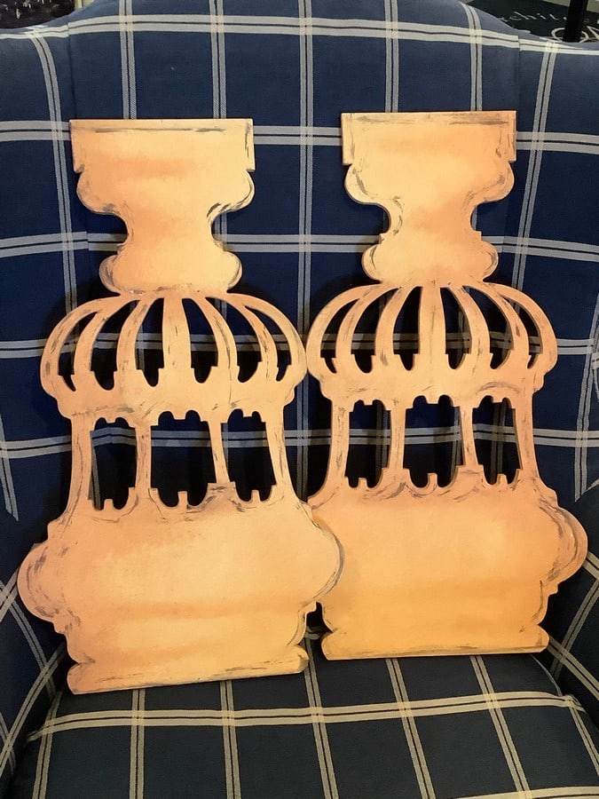 Set of 2 decorative wall hangings(19in.tall) (1 of 1)