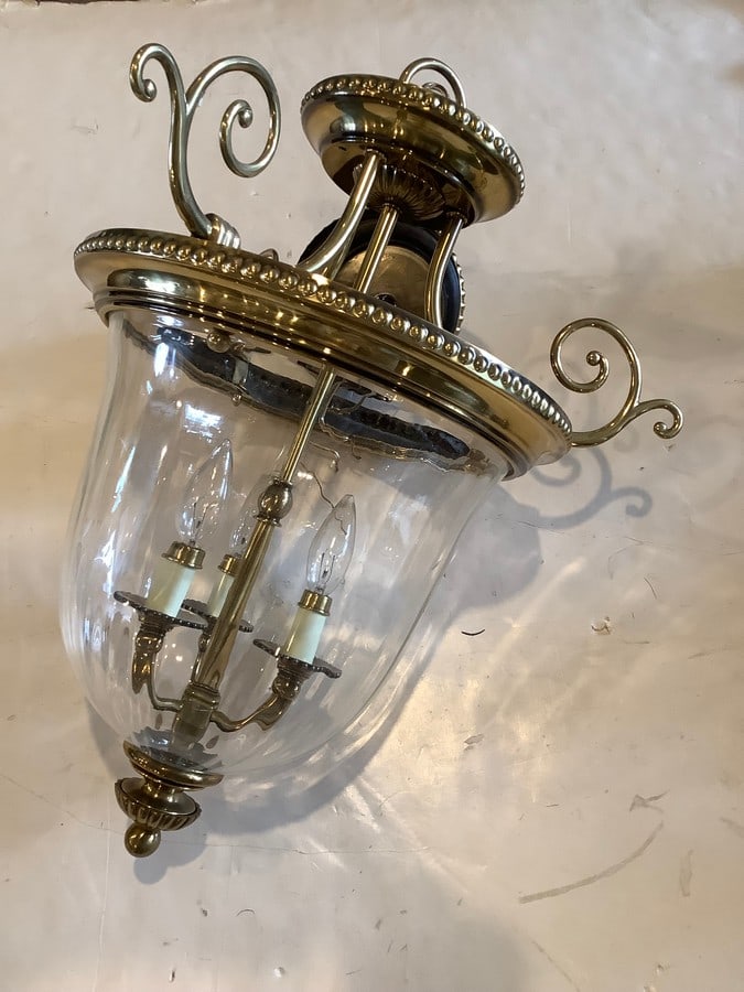 Brass wall hanging light fixture(16in.long) (1 of 1)