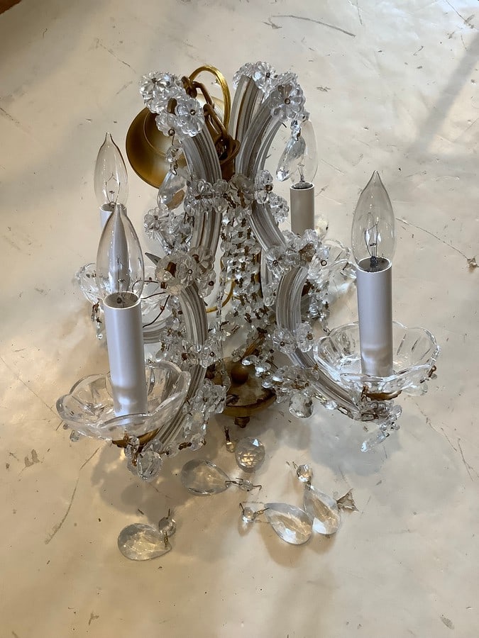 Chandelier light fixture(15in.long): Chandelier light fixture(15in.long)