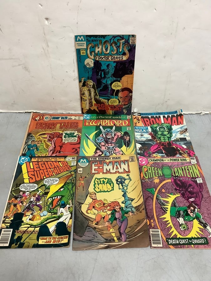 Vintage comics(Green Lantern, Iron Man, Scary Tales, The Warlord, and more): Vintage comics(Green Lantern, Iron Man, Scary Tales, The Warlord, and more)