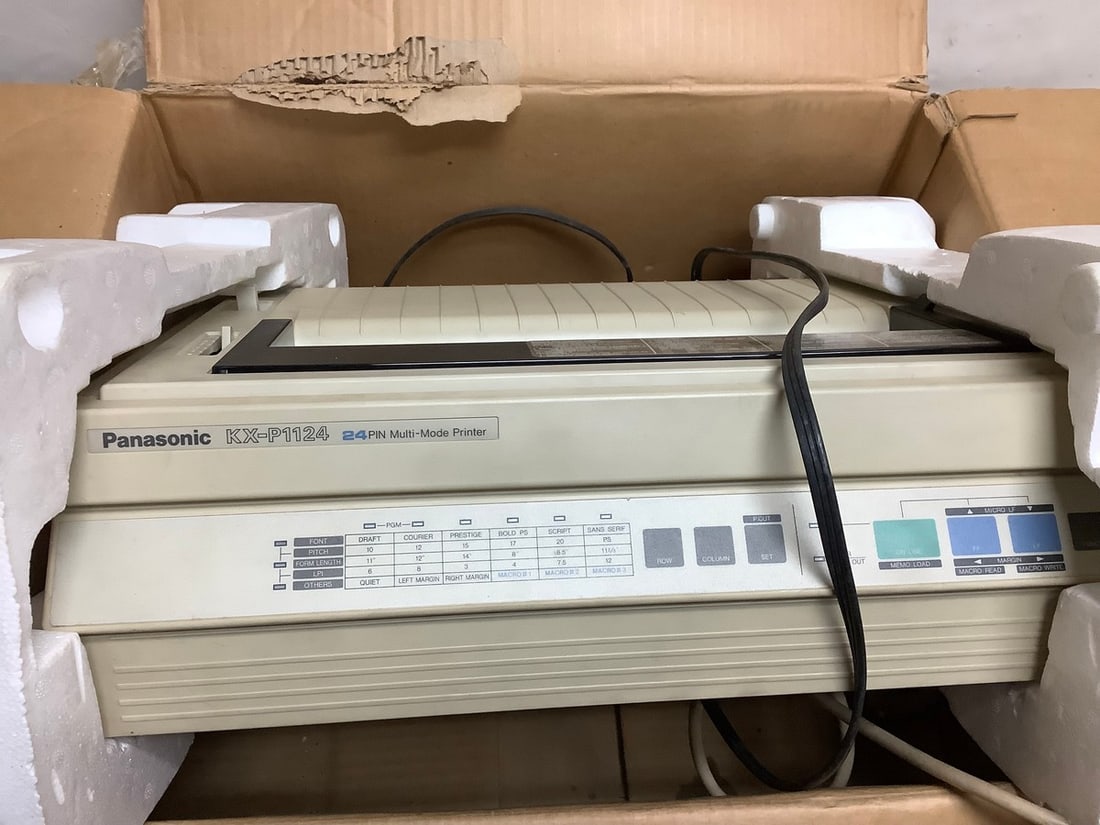 Panasonic impact dot matrix printer (KX-P1124) (1 of 1)