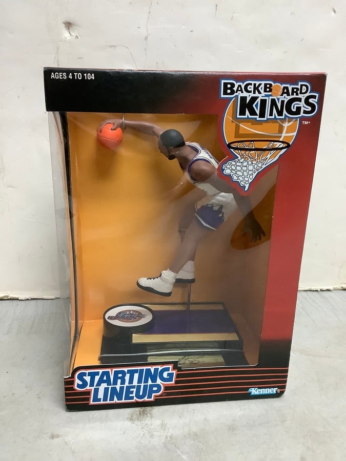 Starting Lineup 1997 Backboard Kings Jazz Karl Malone action figure collectible(new in box) (1 of 1)