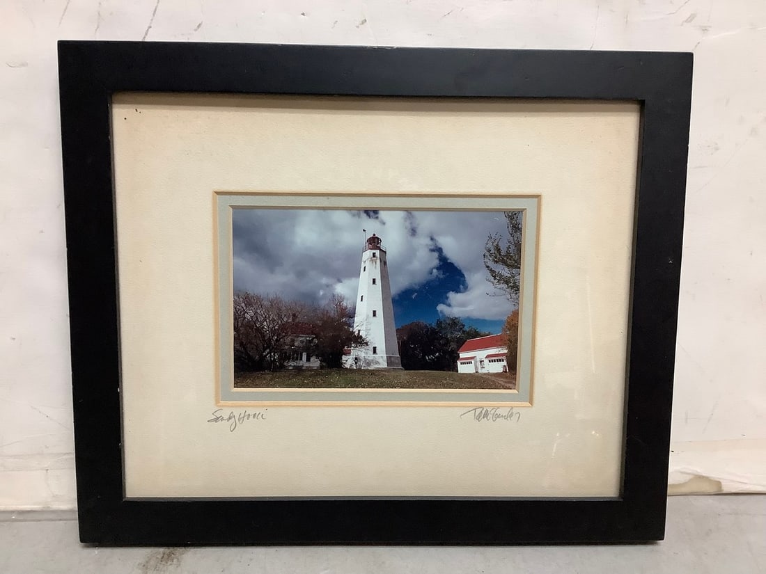 Framed and signed Sandy Hook photographic print(9.25in.x11in.) (1 of 1)