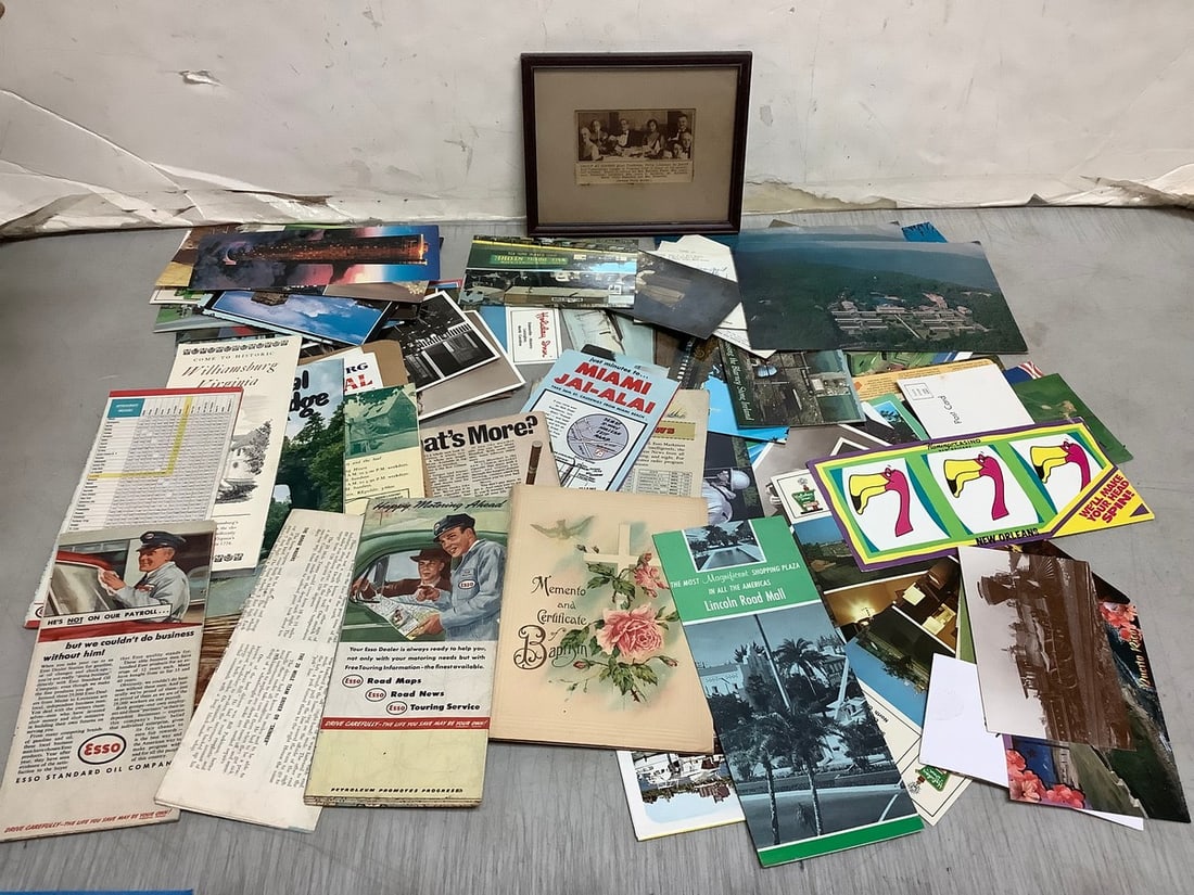 Various Photographic Prints, Ephemera and Framed Photograph(6inx7.5in): Various Photographic Prints, Ephemera and Framed Photograph(6inx7.5in)
