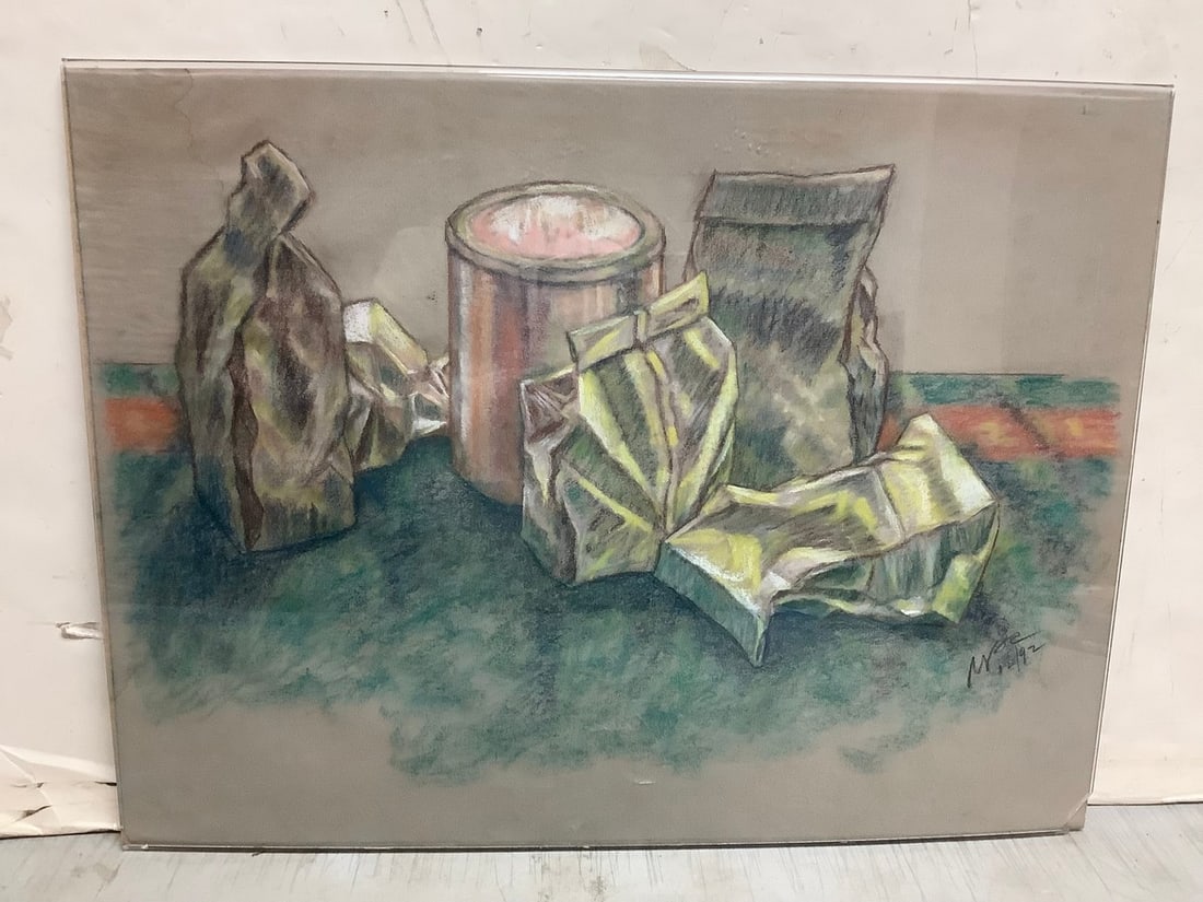 Framed artwork signed Mac(18.5in.x24in.) (1 of 1)