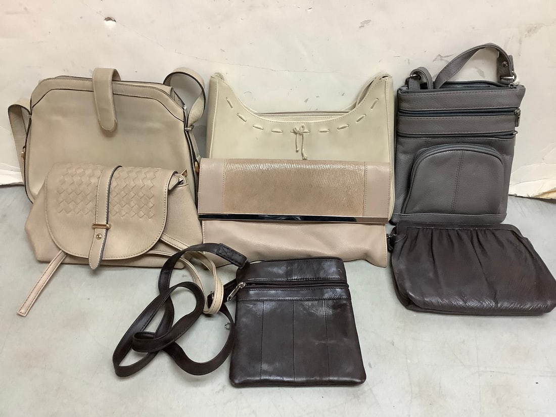 Various purses/crossbody bags(Tiffany & Fred, hotter, and more): Various purses/crossbody bags(Tiffany & Fred, hotter, and more)