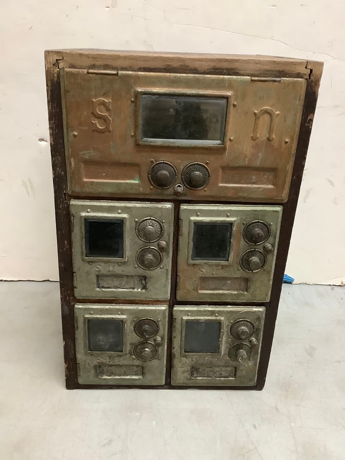 Vintage post office boxes(18in.x11.5in.x12in.) (1 of 1)