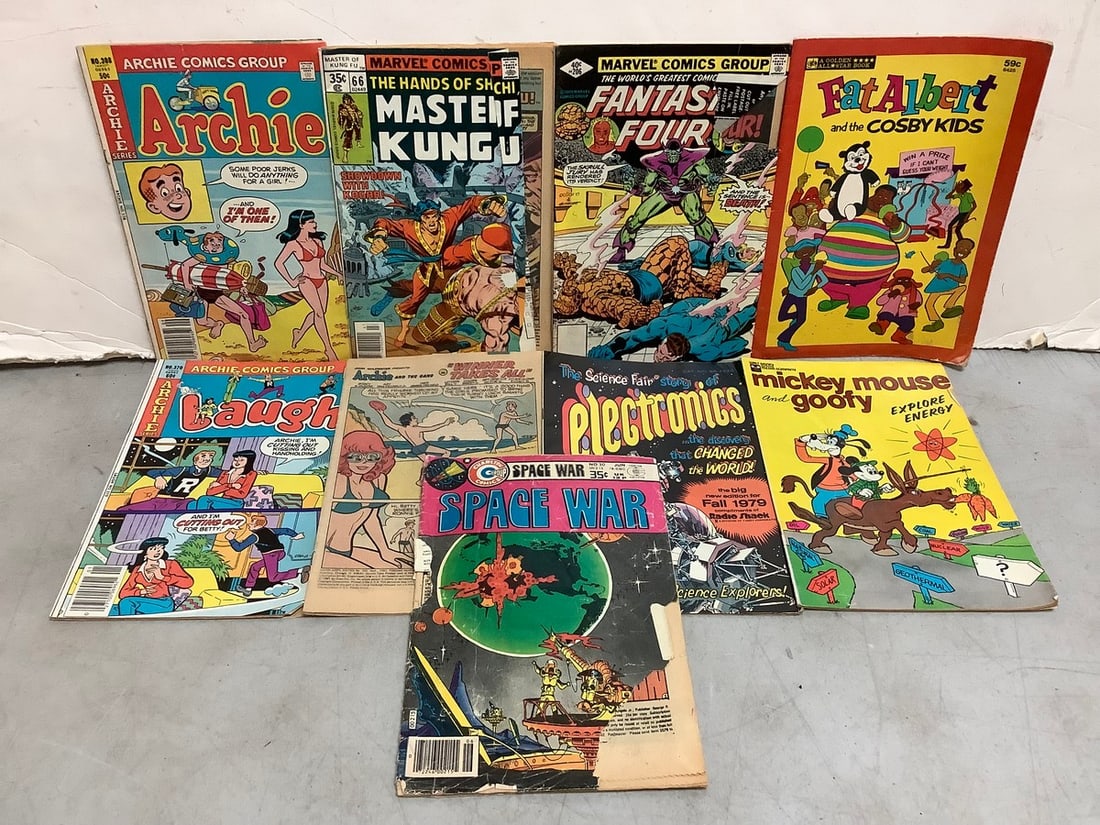 Vinatge comics(Fat Albert and the Cosby kids, Space War, Archie, and more): Vinatge comics(Fat Albert and the Cosby kids, Space War, Archie, and more)
