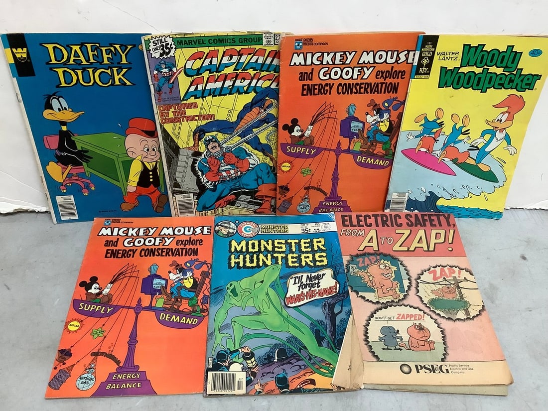 Vintage comics(Woody Woodpecker, Monster Hunters, Daffy Duck, and more) (1 of 1)