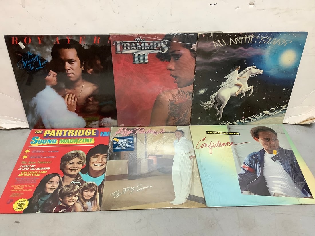 Vintage records(Roy Ayers, Atlantic Starr, The Tramps III, and more): Vintage records(Roy Ayers, Atlantic Starr, The Tramps III, and more)