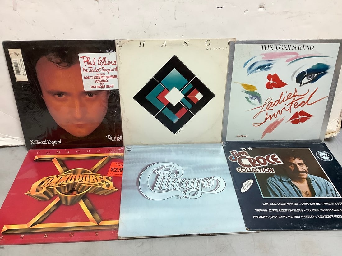 Vintage records(Chicago, Phil Collins, Jim Croce, and more) (1 of 1)