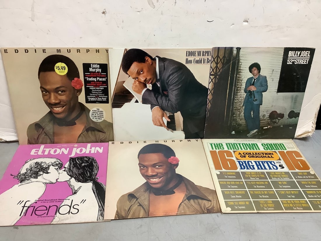 Vintage records(Eddie Murphy, Elton John, Billy Joel, and more) (1 of 1)
