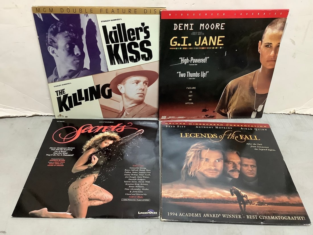 Laser discs(G.I. Jane, Legends of the Fall, Secrets, and more) (1 of 1)