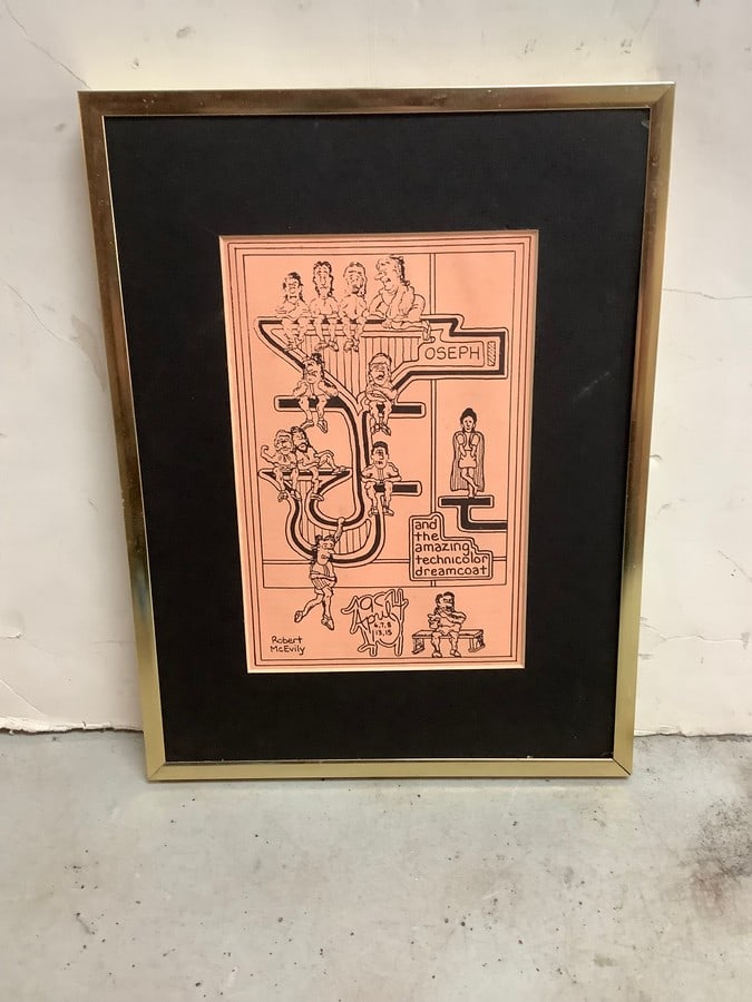 Framed comic artwork 12.25x9.5 (1 of 1)