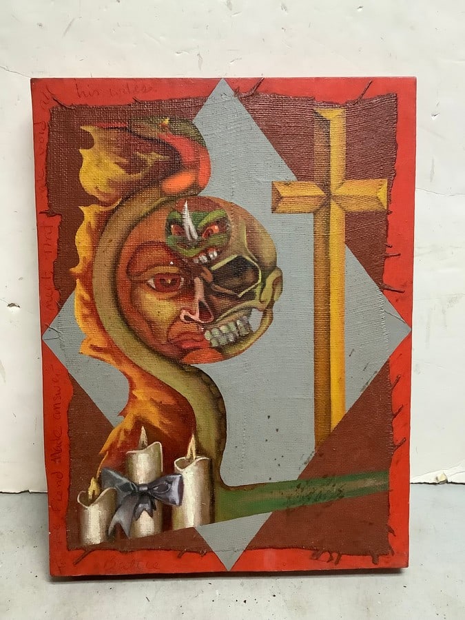 Abstract canvas artwork(18in.x24in.) (1 of 1)