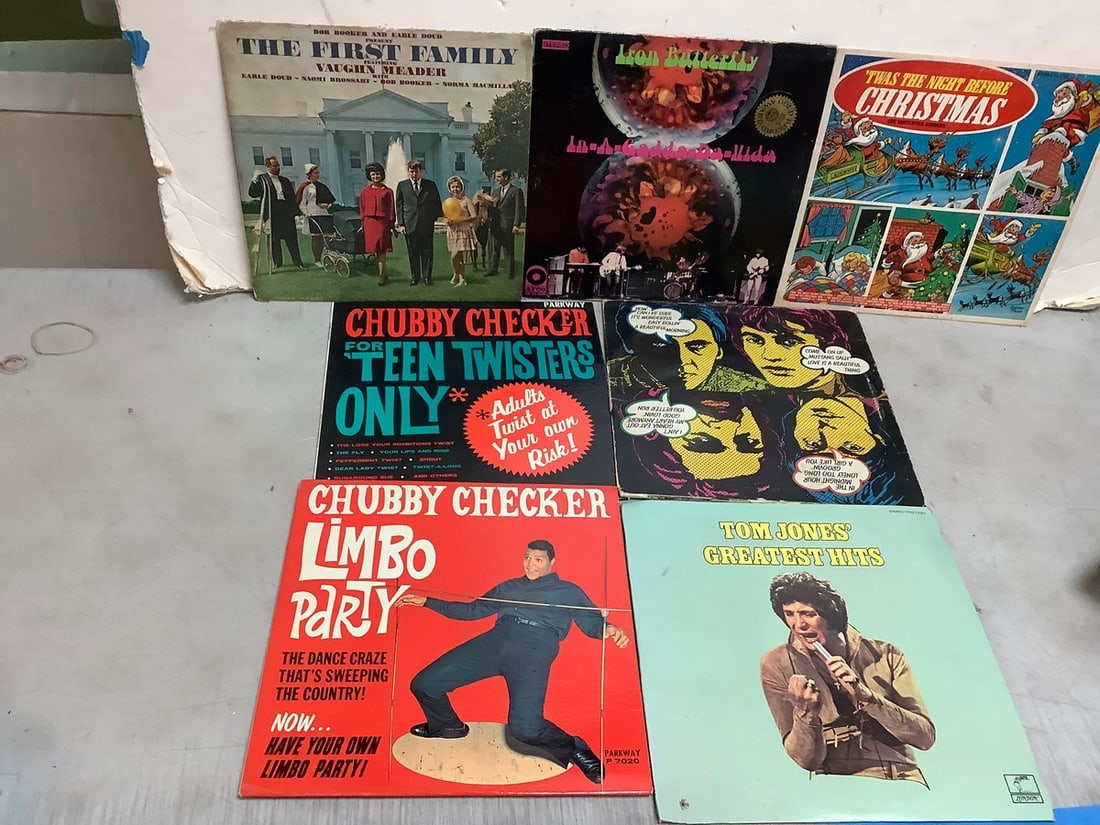 Vintage Records (Chubby Checker, Iron Butterfly, Tom Jones, etc): Vintage Records (Chubby Checker, Iron Butterfly, Tom Jones, etc)
