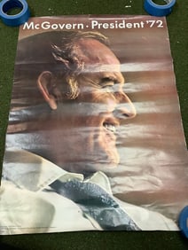 McGovern President Committee 1972 Political Poster Print (21inx28.5in)