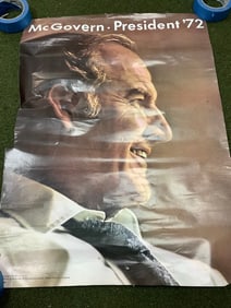 McGovern President Committee 1972 Political Poster Print (21inx28.5in)