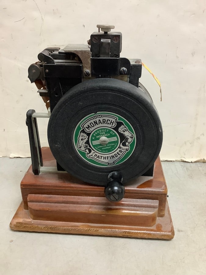 Vintage Monarch Pathfinder Marking System (10.25in Tall) (1 of 1)