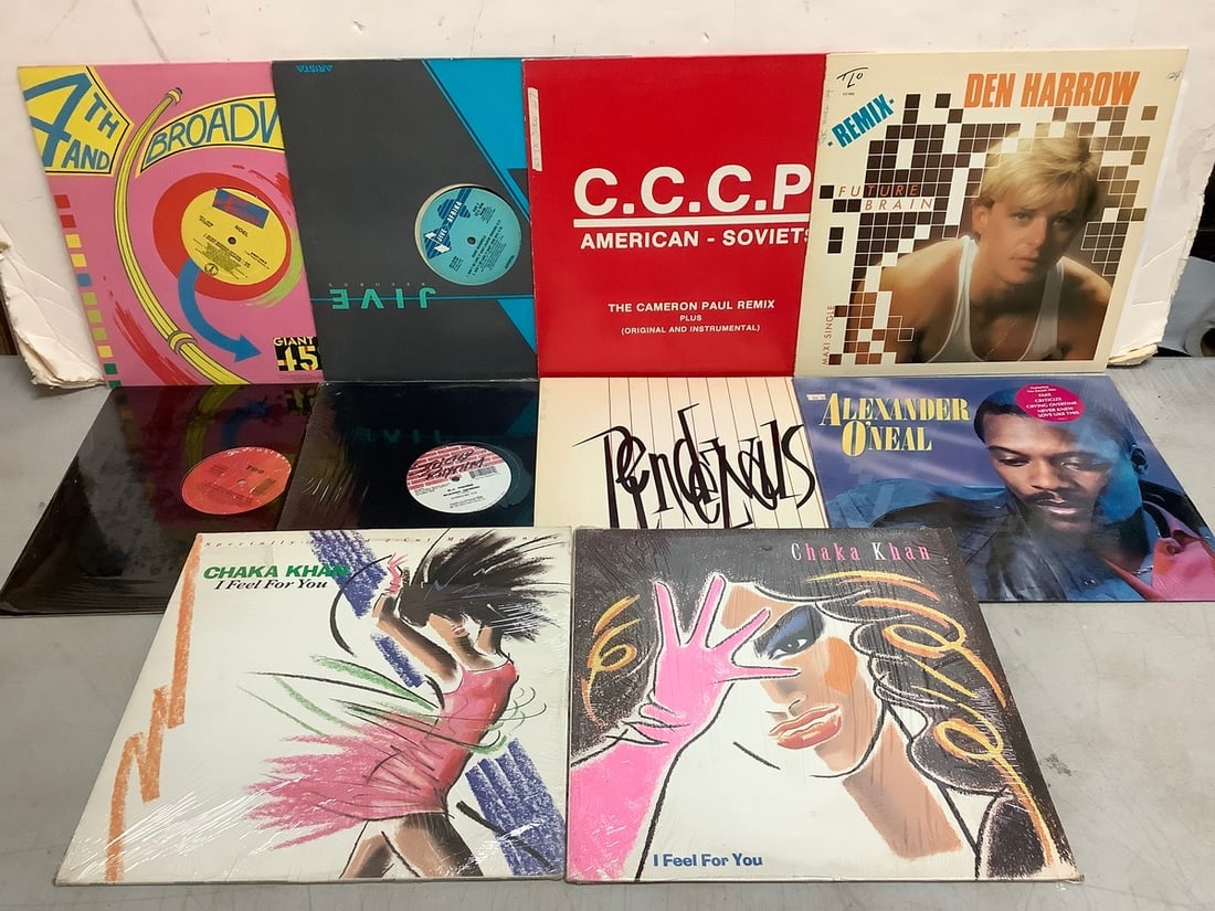 Various Records (Den Harrow, Alexander O'Neal, Chaka Khan, and more): Various Records (Den Harrow, Alexander O'Neal, Chaka Khan, and more)
