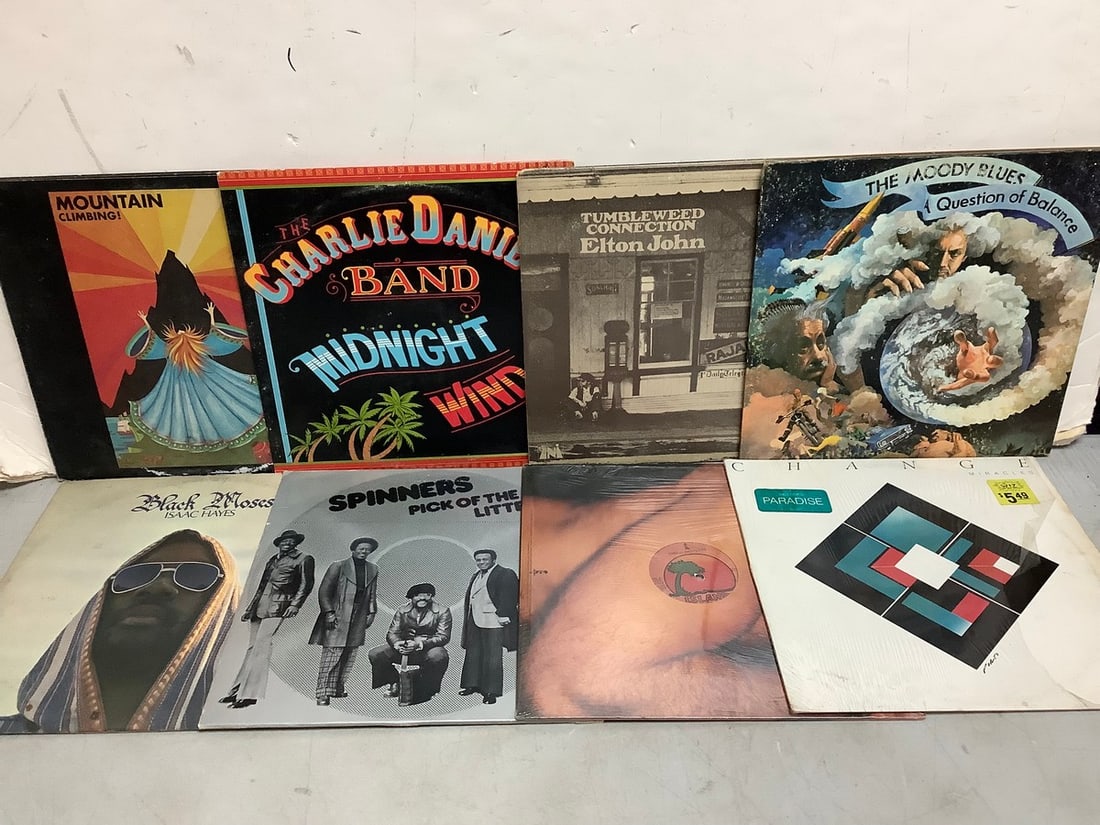 Various Records (Charlie Daniel's Band, Elton John, Isaac Hayes, and more) (1 of 1)
