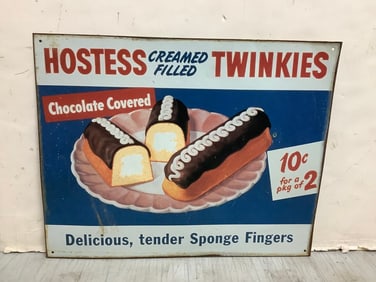 Vintage tin advertisement(12in.x15in.)