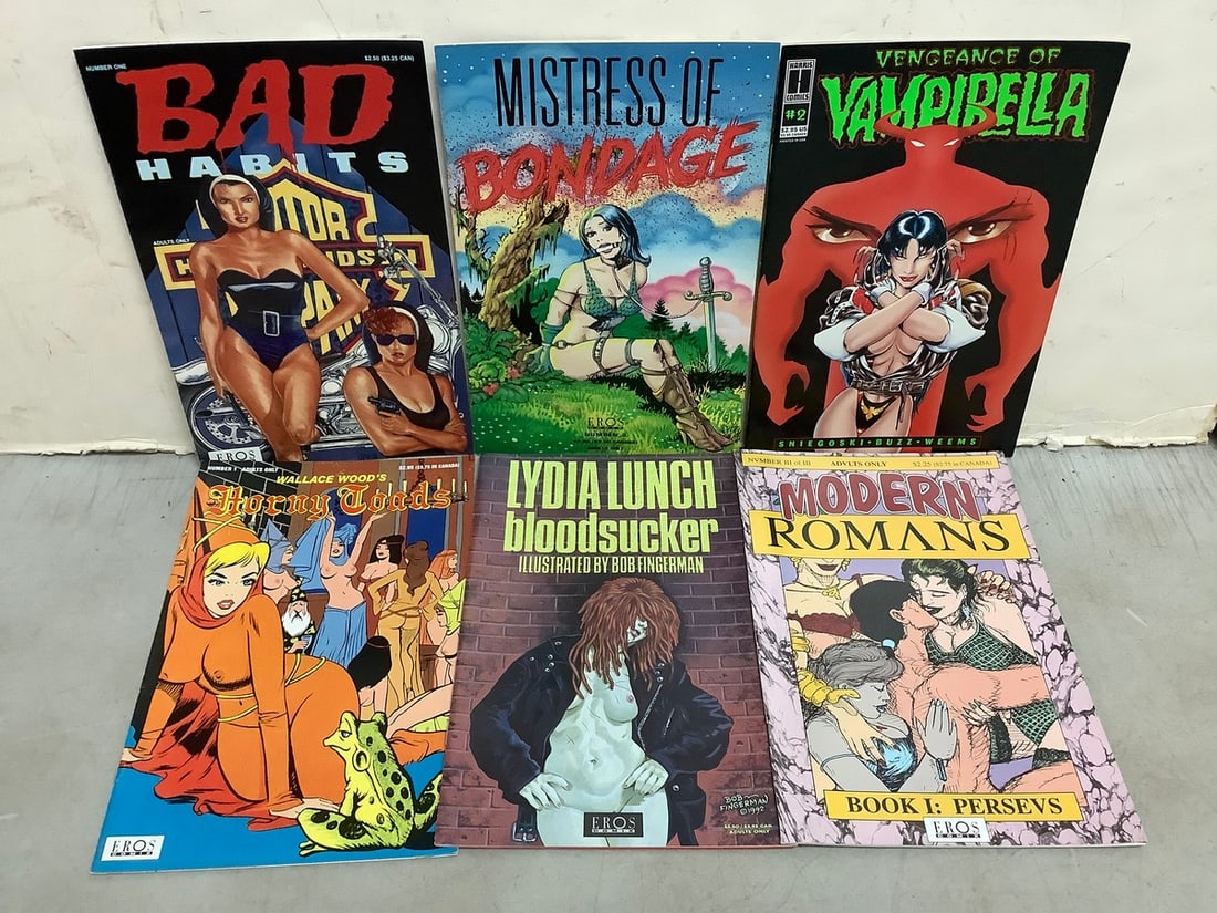 Various comics(Vampirella, Modern Romans, Bad Habits, and more) (1 of 1)