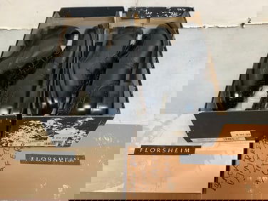 Black Florsheim Dress Shoes - Wing Tip 'Tassel' Loafers (Size - 9.5)