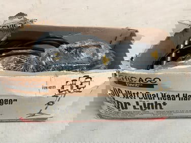 500 watt Dual Head Halogen shop light(overall height-31.25in.-44.25in.)