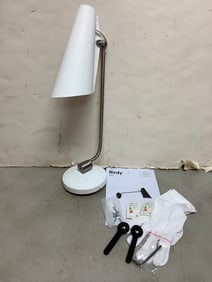 Birdy wall white/metallic body light fixture design by Birger Dahl