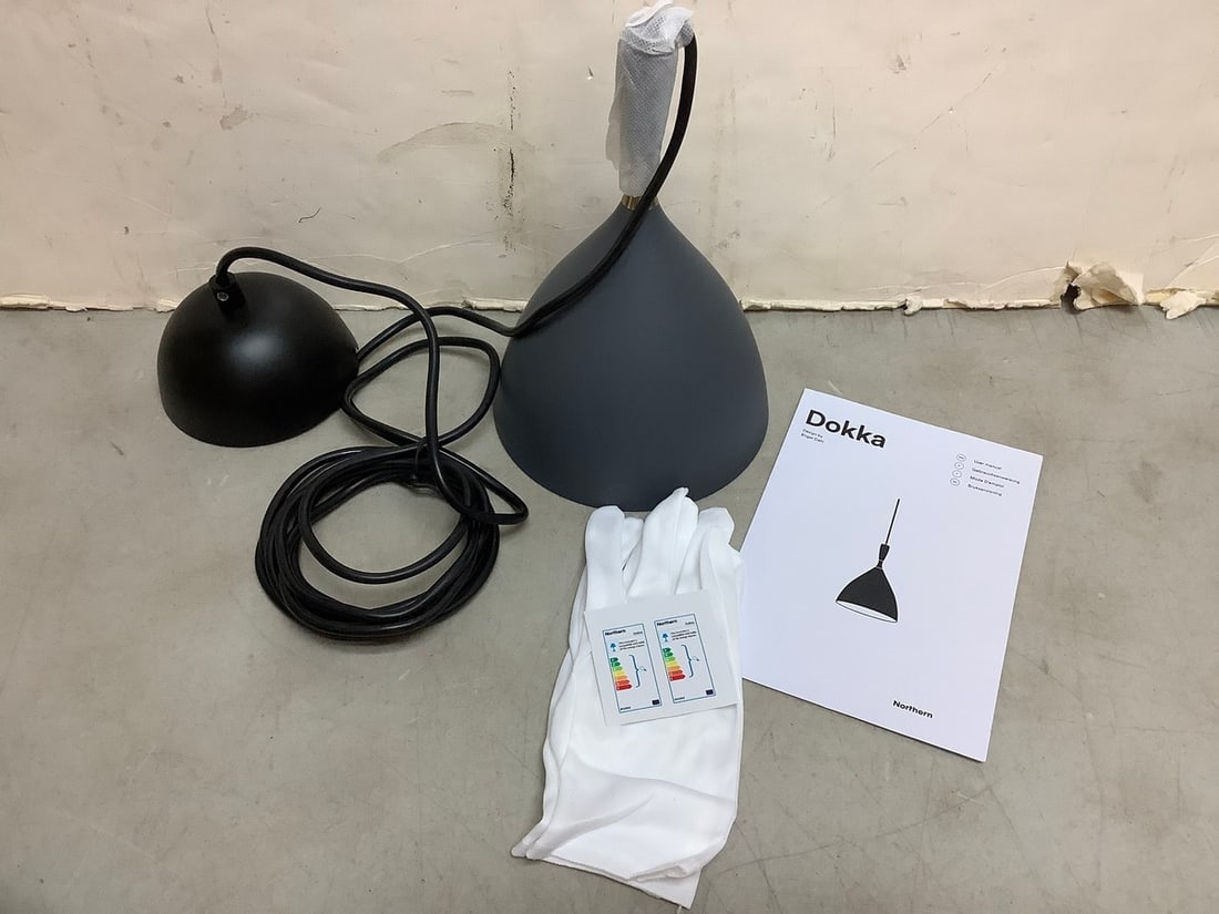 Dokka northern dark grey light fixture design by Birger Dahl (1 of 1)
