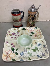 Beer steins and more(tallest 9.25in.)