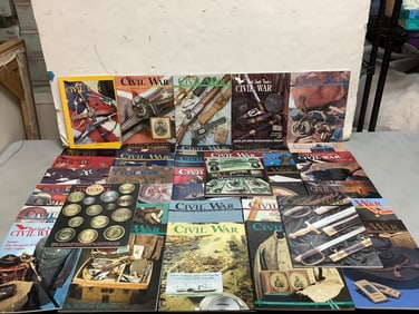 Various Civil War magazines