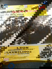 1993 Bon Jovi Keep the Faith tour poster(45.5in.x62in.)