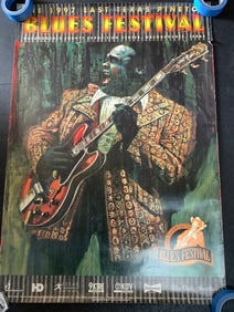1997 East Texas Pineton Blues Festival poster(27in.x39in.)