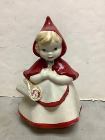 Hull-ware Red riding hood ceramic jar(13.5in.tall)