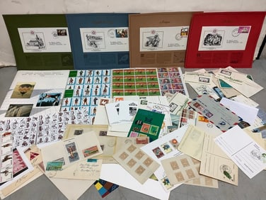 Various stamp collectibles