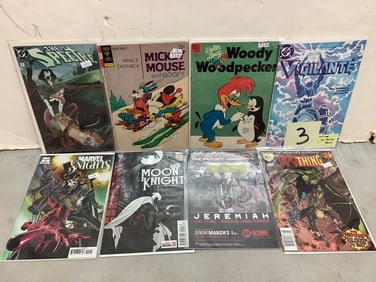 Vintage comics(Vigilante, Woody Woodpecker, Mickey Mouse, and more)