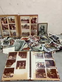 Vintage photographs and scrapbooks