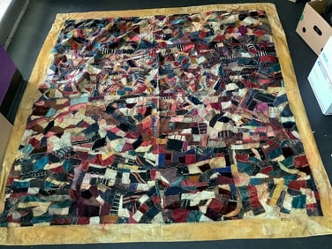 Handmade patch quilt(73.5in.x73.5in.)